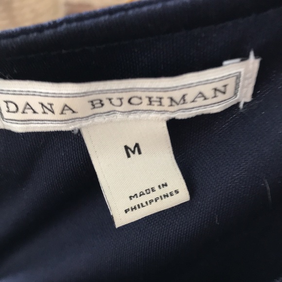 DANA BUCHMAN DRESS SIZE M SLEEVELESS NAVY BLUE NWOT EXCELLENT COND. - Picture 2 of 8